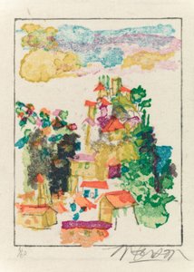 Petit Tourrette, 2009 (puupiirros)