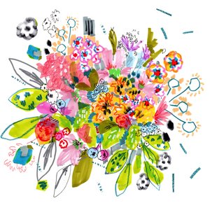 Bloom, 2014 (pen, blæk, collage og papir)