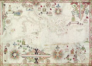 Kort over Middelhavet, 1625