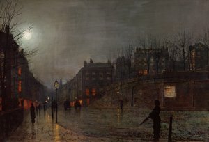 Går hjem i skumringen, 1882