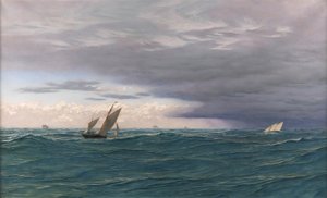 Yachts in a Seaway, Middelhavet, 1871