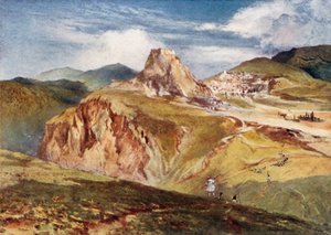 Slottet Karytaena i Arcadia