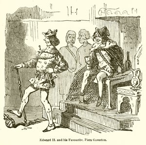Edward II og hans favorit, Piers Gaveston