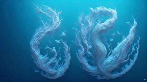 enkaustisk Feng Shui vandelement _01