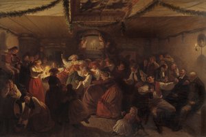 Et bryllupsselskab fra Vingåker, 1857