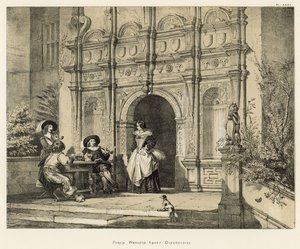 Porch, Wroxton Abbey, Oxfordshire