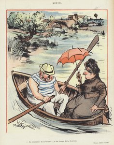 Roning. Illustration til Le Rire