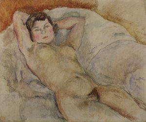 Liggende nøgen, ca. 1909