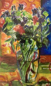 Mønster og blomster