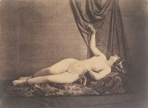 [Liggende nøgen kvinde], ca. 1853.