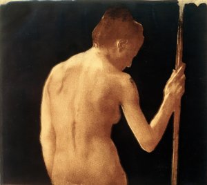Käthe Kollwitz, Kvinde Halvnøgen Ryg 1901