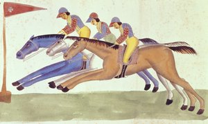 Hestevæddeløb i Bengalen, ca. 1830