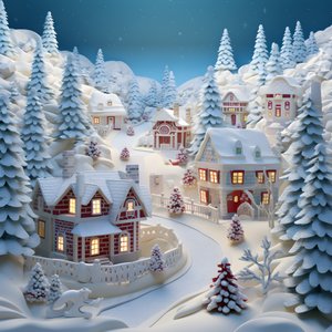3d Snowy Christmas 2