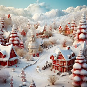 3d Snowy Christmas 4