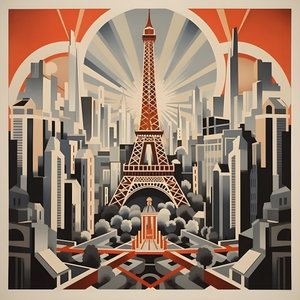 Reklameplakat, Paris, Frankrig 2