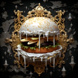 en hvid marmor burger 4