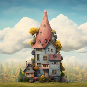et stort og et lille hus 1