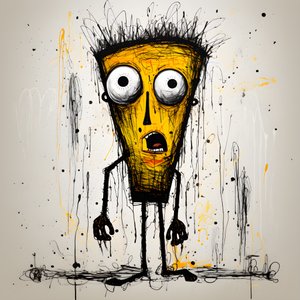 gul tegneseriefigur 1