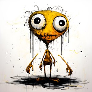 gul tegneseriefigur 3