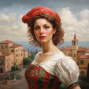 Italiensk kvinde 4