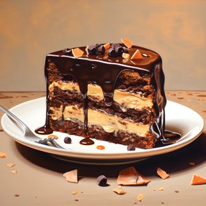chokolade karamel rabarberkage 4