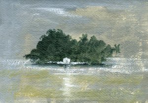 Taprabane (akryl på papir)