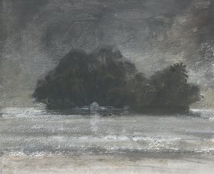 Taprobane, Sri Lanka (akryl på papir)