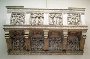 Rekonstrueret Cantoria, ca. 1432-8 (marmor)