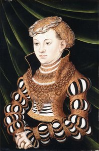 Portræt af prinsesse Margaret af Sachsen