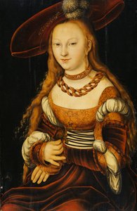Portræt af en ung dame, ca. 1350
