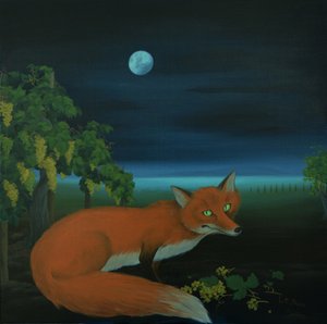 Moonlighting Wixen, 2016 olie på lærred