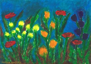 Blomstereng om sommeren