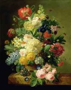 Vase med blomster