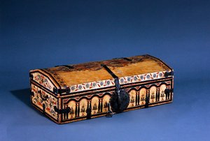 Trunk (malet læder på træ)