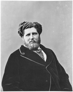 Portræt af Monsieur de Tourguenef (bw foto)