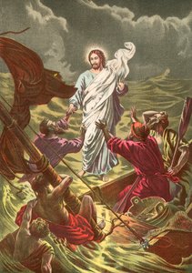 Jesus går på vandet