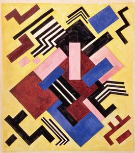 Billedkonstruktion, 1916 (gouache på papir)