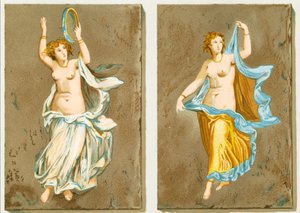 Dansende piger fra et pompejansk maleri
