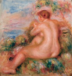 Nøgen kvinde i et landskab, 1915