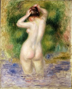 Nude Wading, ca. 1880 (olie på lærred)