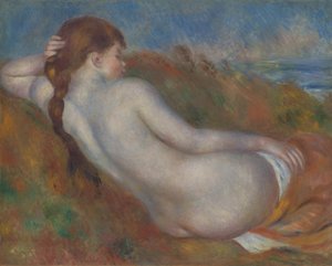 Liggende nøgen, 1883.