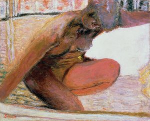 Nøgen Crouching in the Bath, 1940