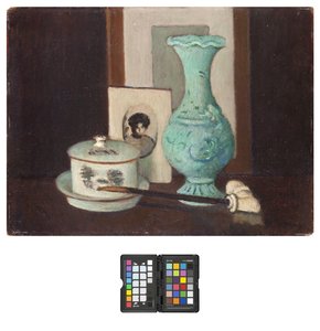 Stilleben med pibe, 1926-28