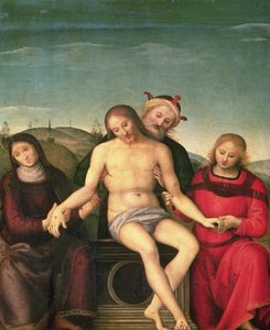 Pieta, 1497 (tempera og olie på panel)