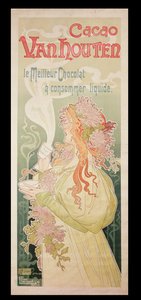 Reklameplakat for "Cacao Van Houten", Belgien, 1897