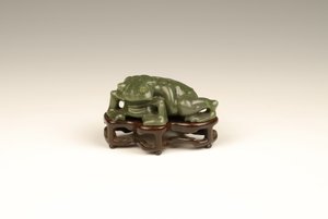 Tudsestatuette (jade)