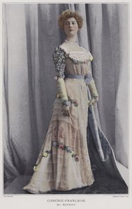 Henriette Henriot, fransk skuespillerinde (farvet foto)