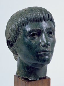 Hoved af et barn (bronze) (se 254055)