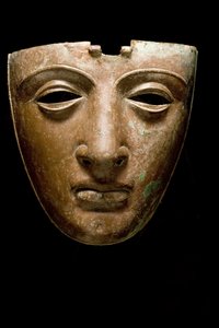 Hjelm ansigtsmaske (bronze)