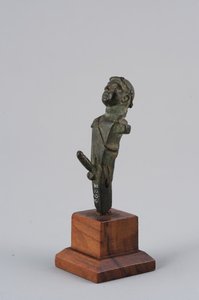Herme med oprejst fallos (bronze)